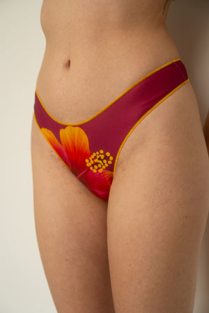 [PRÉCOMMANDE] Bas V - Hibiscus rose