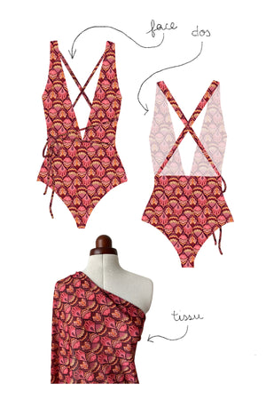 1 pièce décolleté